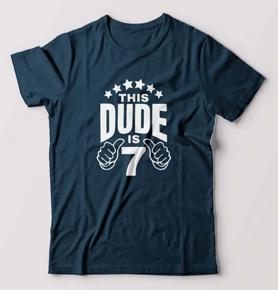 7th Happy Birthday T-Shirt for Men
