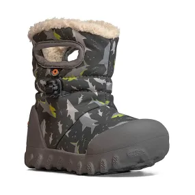 B-Moc Baby Snow Boots - Dark Grey Sharks