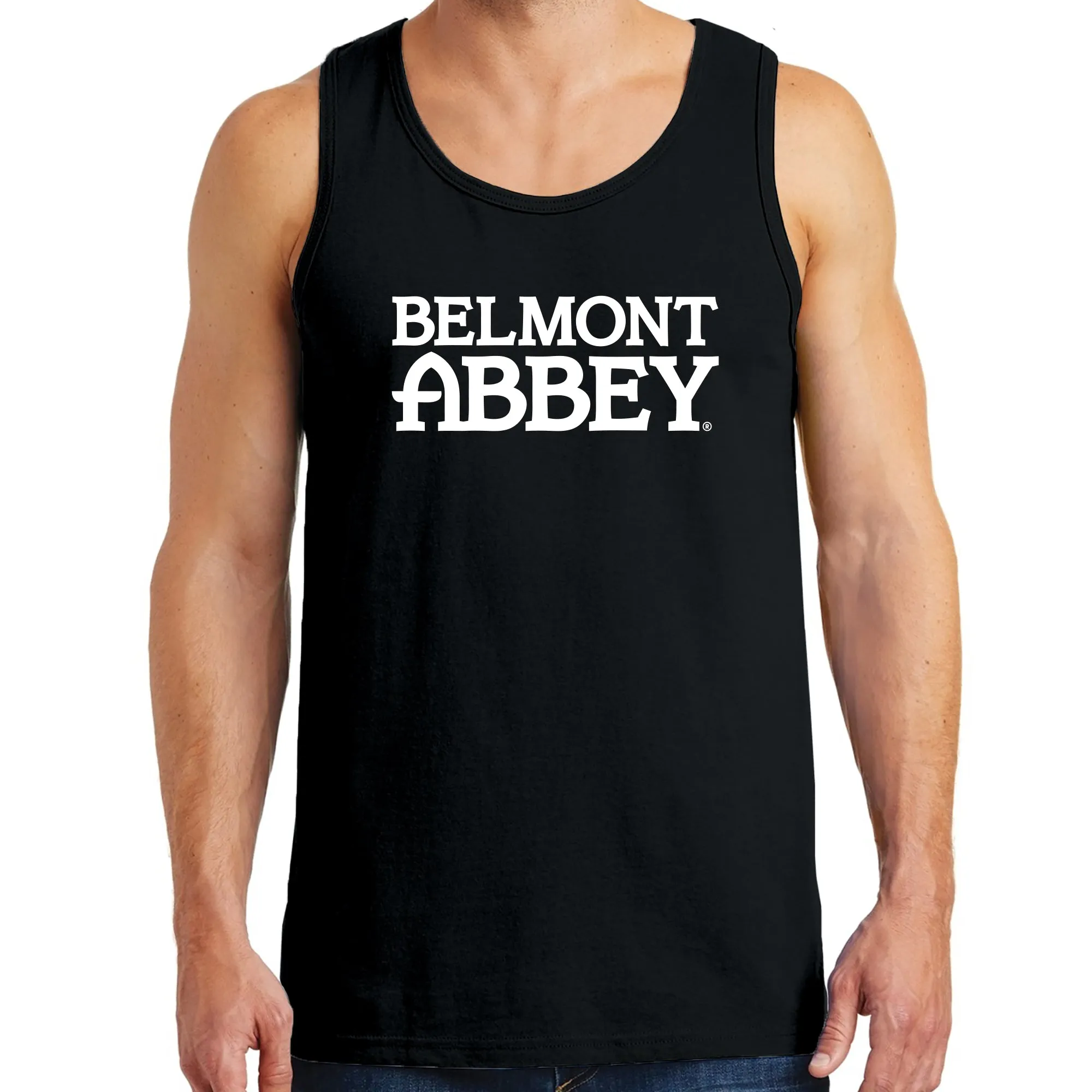 Belmont Abbey College Crusaders Basic Block Tank Top - Black