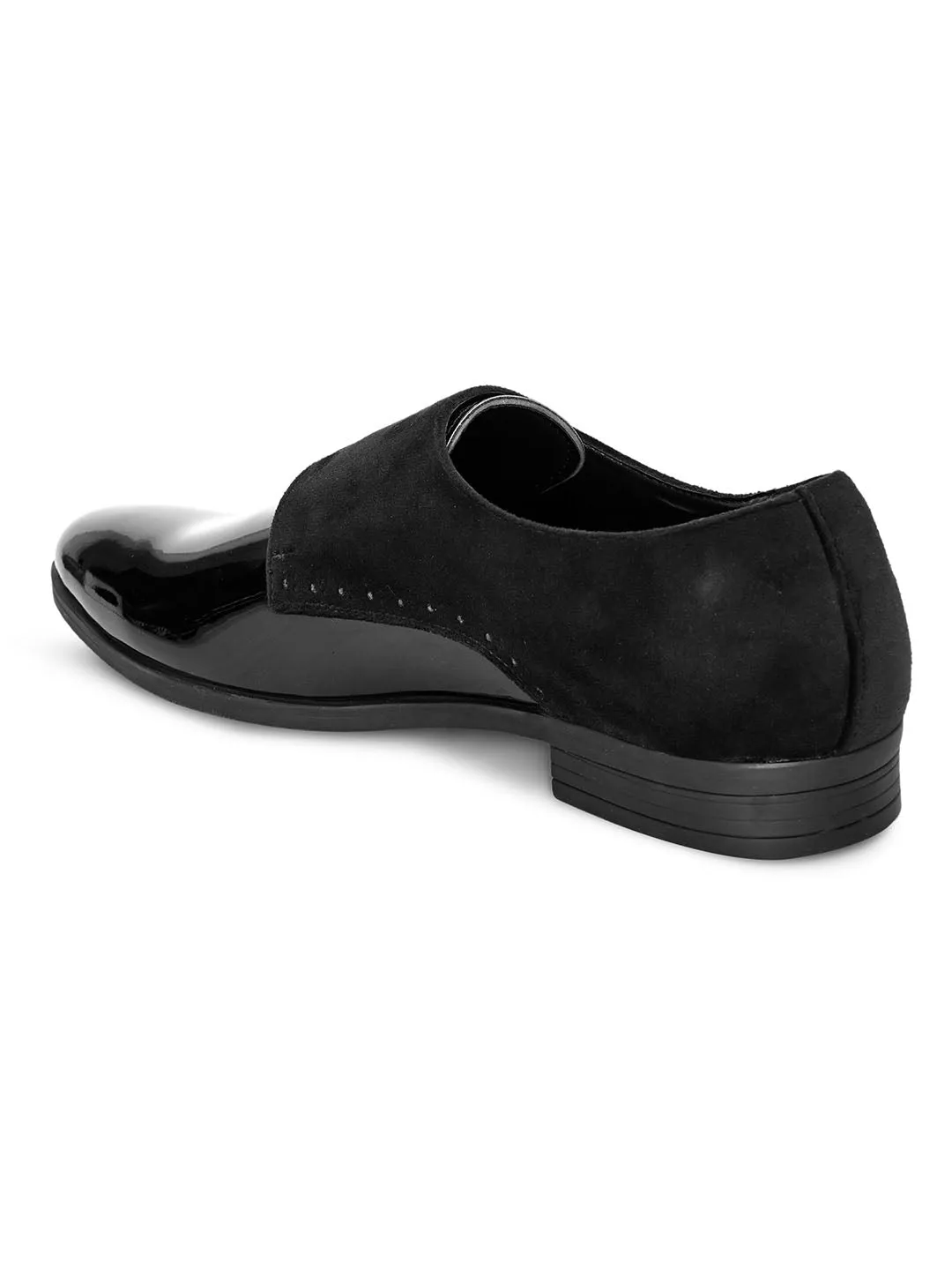 Billy Black Patent Monks