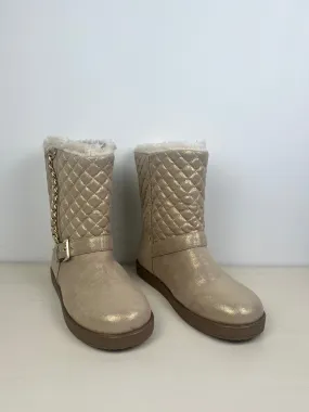 Boots Snow By Guess In Gold, Size: 8.5