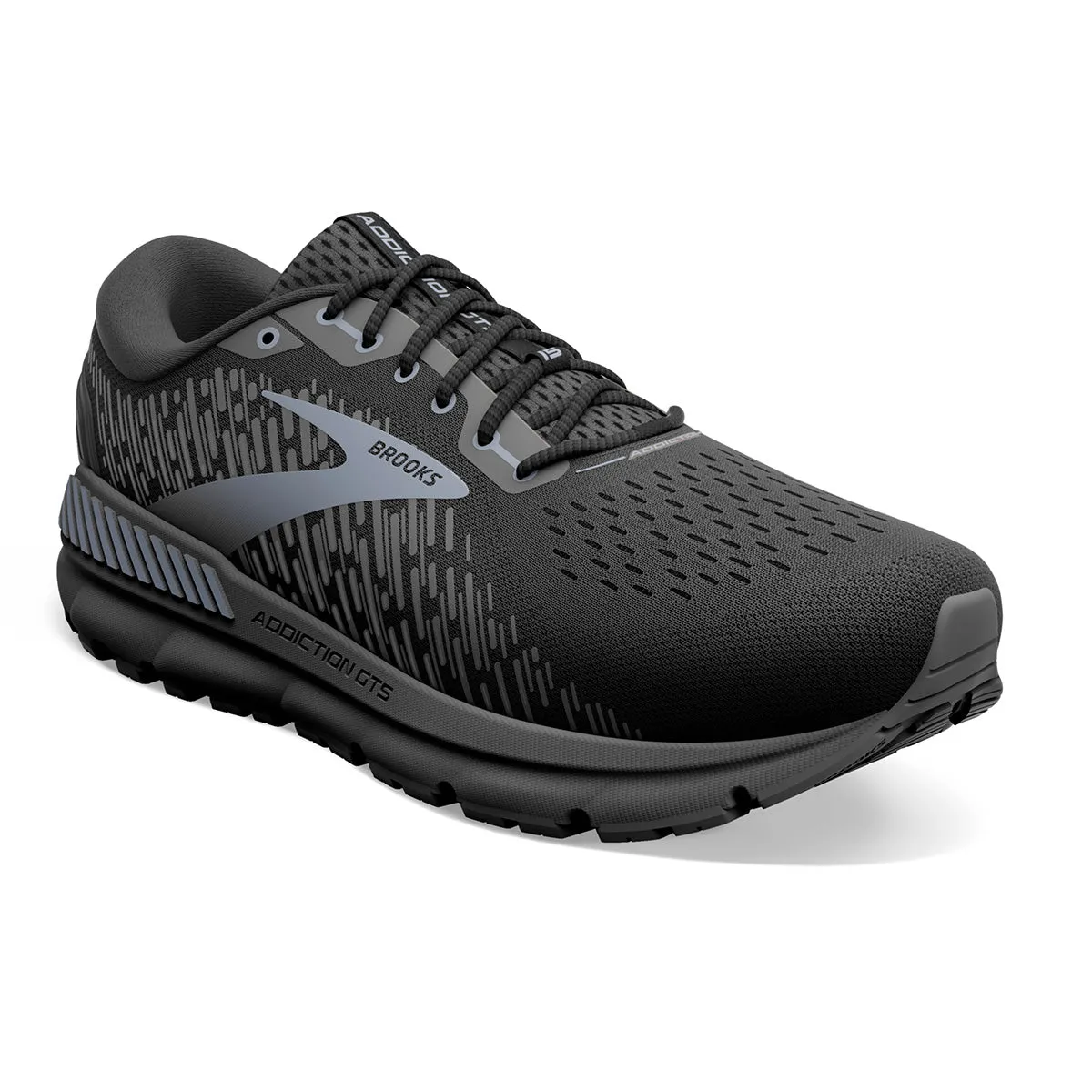 Brooks Addiction GTS 15 Mens Running Shoes | Black/Black/Ebony