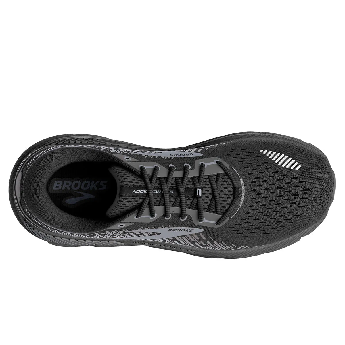 Brooks Addiction GTS 15 Mens Running Shoes | Black/Black/Ebony