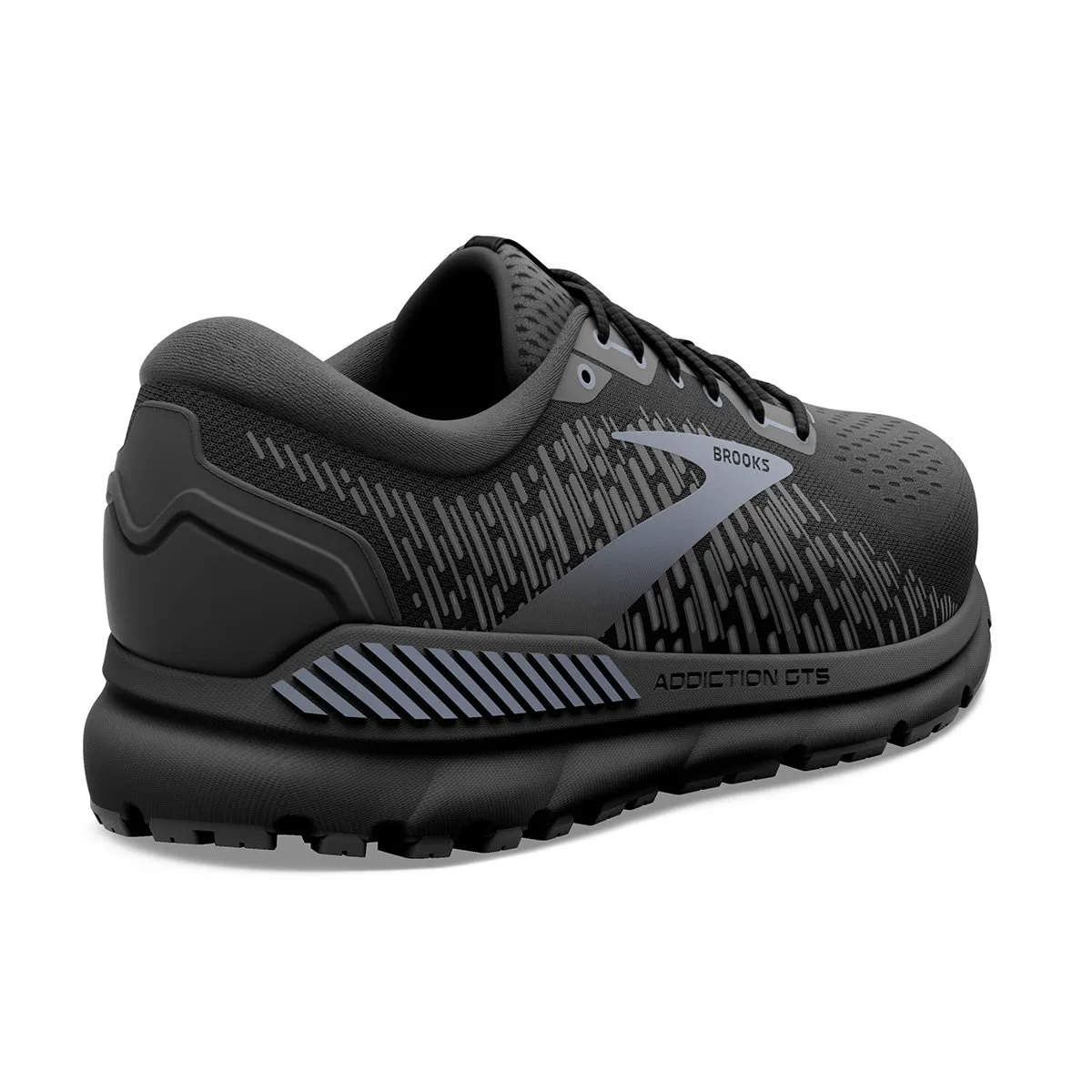 Brooks Addiction GTS 15 Mens Running Shoes | Black/Black/Ebony