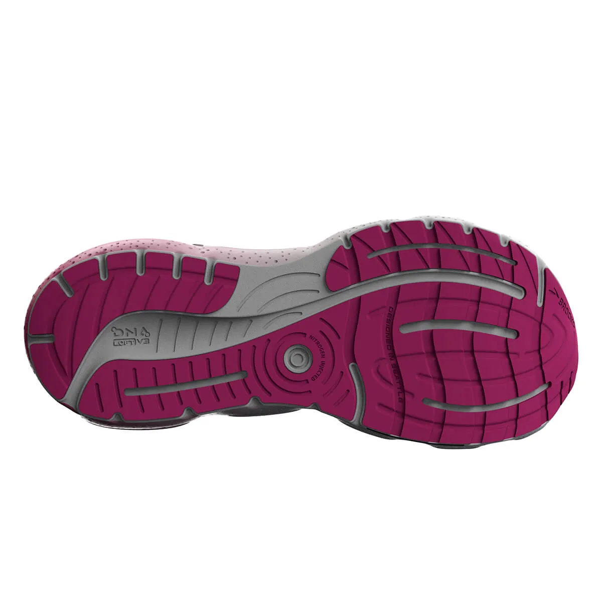 Brooks Glycerin GTS 20 Womens | Black/fuchsia/linen