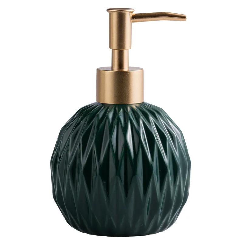 Elegant Faceted Soap Dispenser