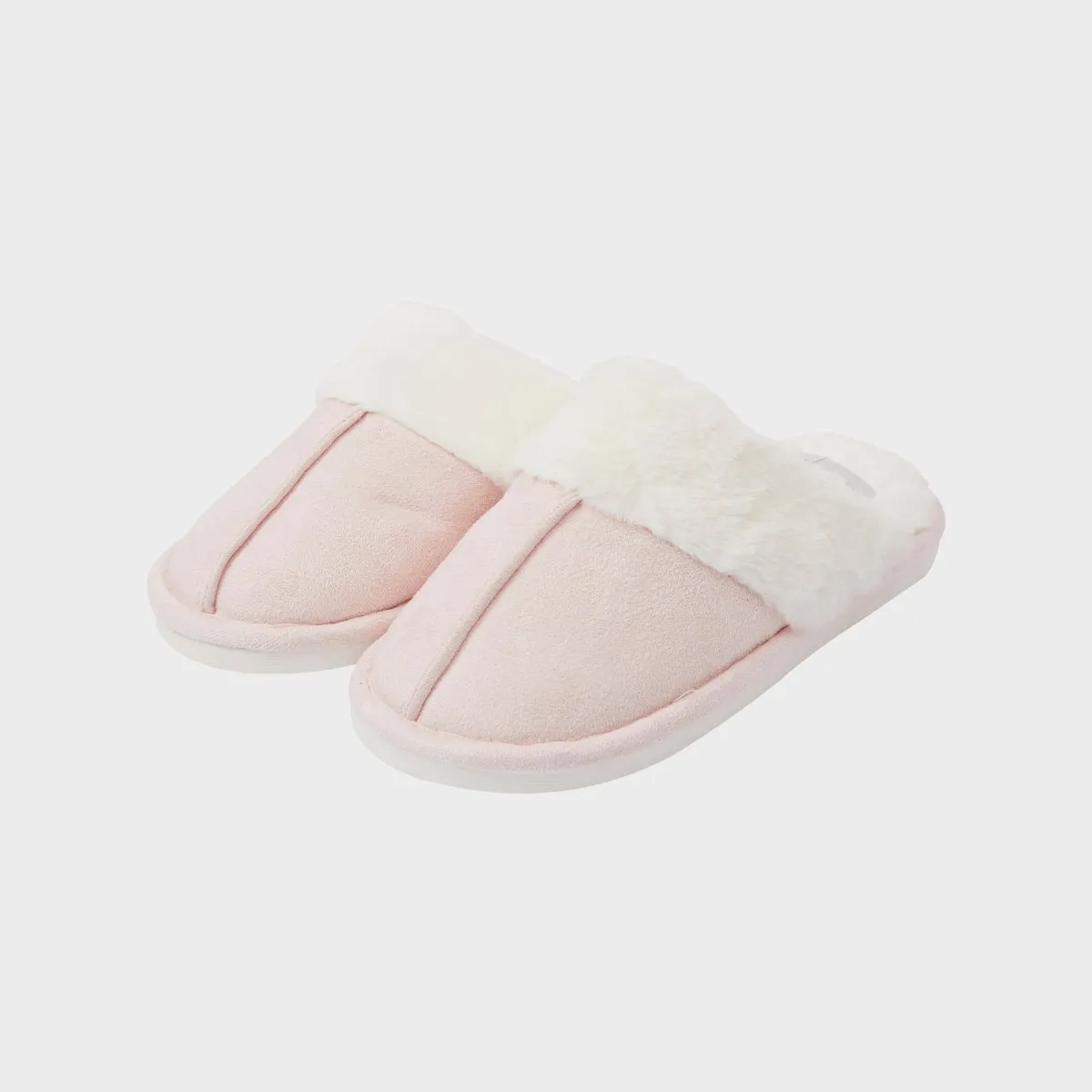 Faux Fur Mule Slippers