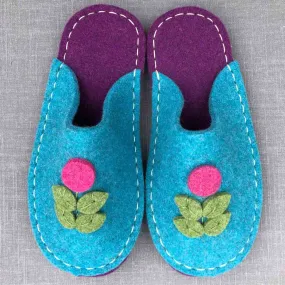 Flora Felt Slippers US sizes