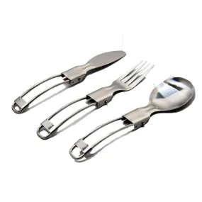 Foldable Stainless Steel Utensil Set