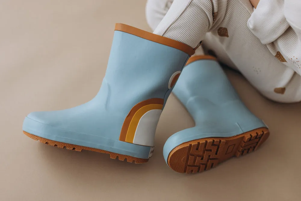 Grech & Co. Childrens Rain Boots - Light Blue