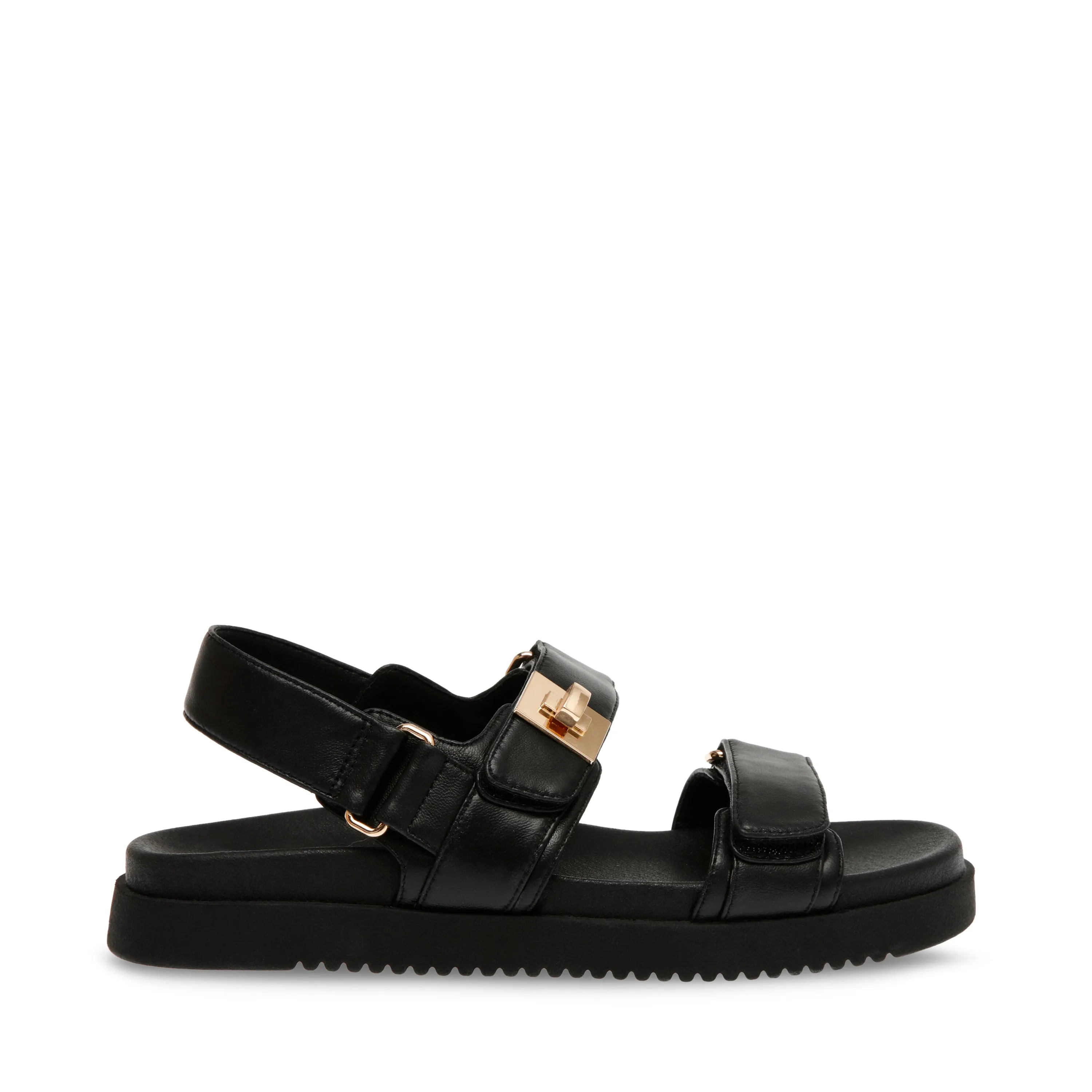 Mona Sandal BLACK LEATHER