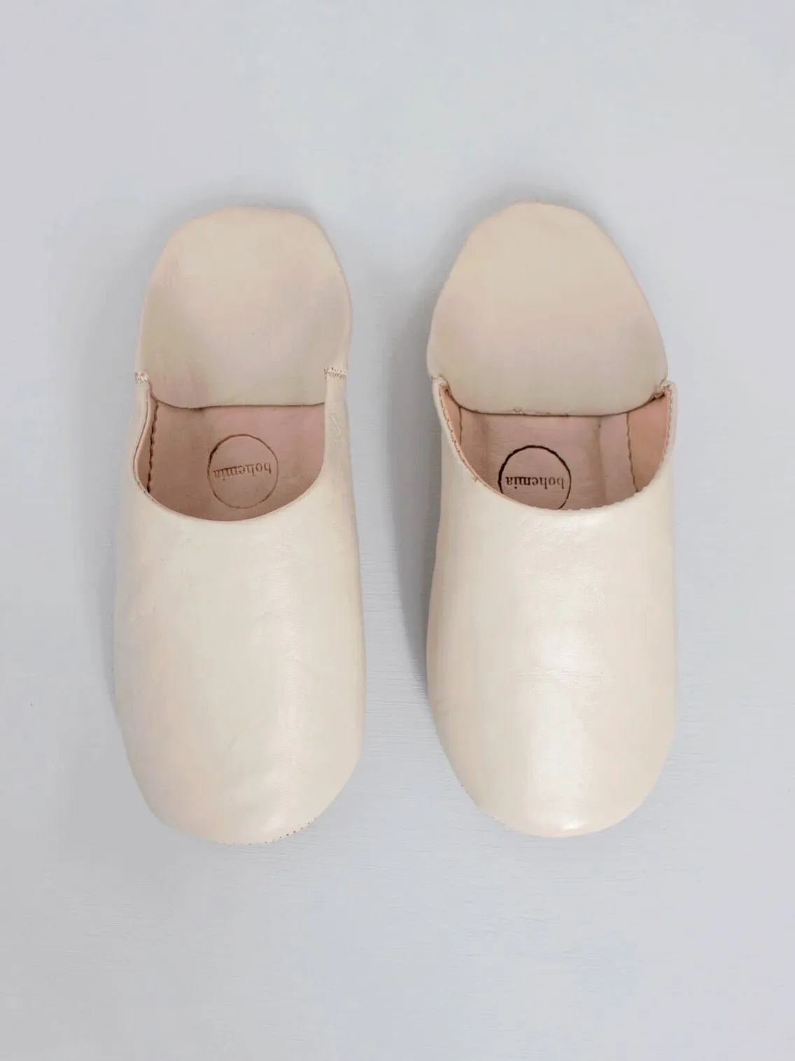 Moroccan Basic Babouche Slippers - Seconds, Large (Assorted Colours)