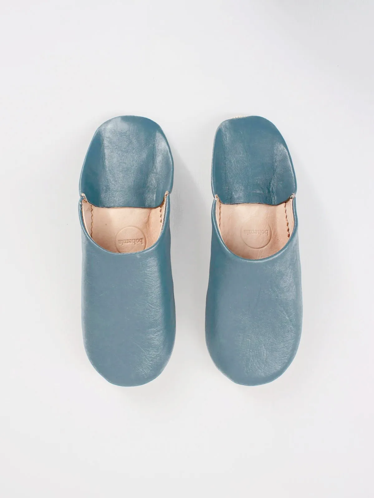 Moroccan Basic Babouche Slippers - Seconds, Large (Assorted Colours)