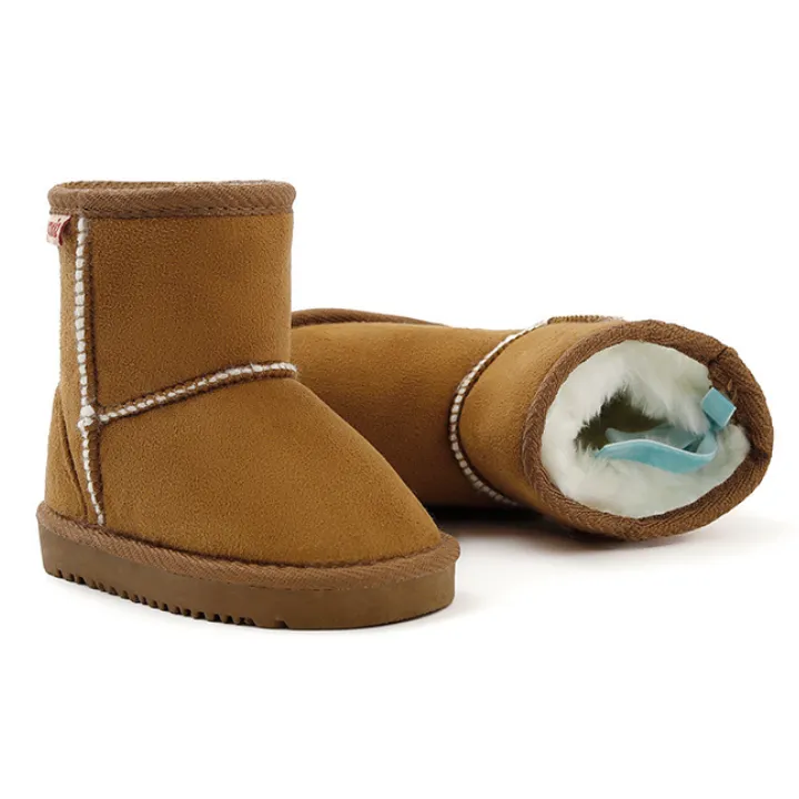 OZKIZ Short Fur Boots - Brown