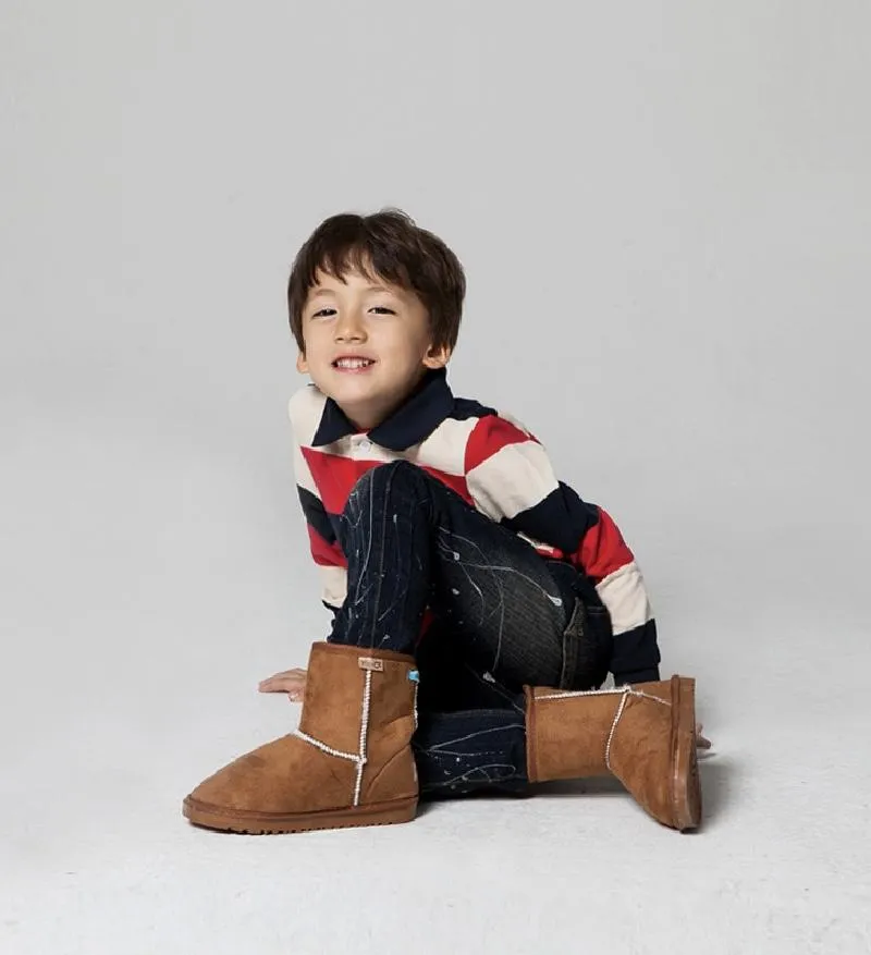 OZKIZ Short Fur Boots - Brown