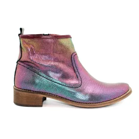 Zipp - Iridescent ankle boot